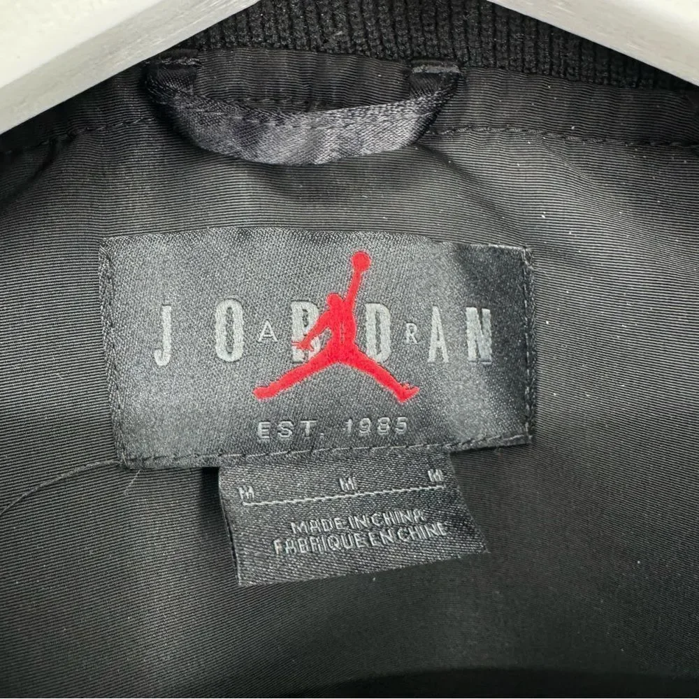 Air Jordan x A Ma‎ Maniére Souvenir Jacket Black Size Medium